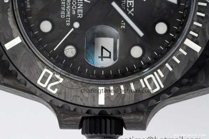 Good Copy Rolex Watches DIW Black Edition Carbon Black Strap AllSeason Nylon VSF 1:1 White VS Dial Best 2165 on Submariner 0121